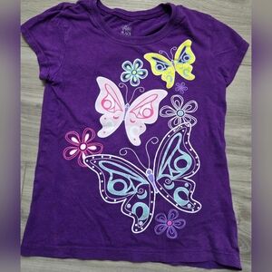 The Childrens Place Girls Butterfly Tee